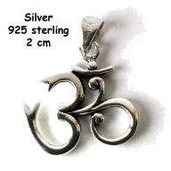 OM Silver pendant