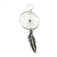 Dreamcatcher Silver Pendant