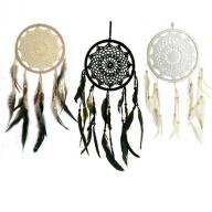 Dreamcatcher crocheted 16 cm