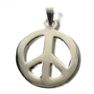 silver pendant Peace