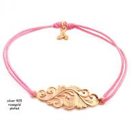 Tattoo rosegold plated pink