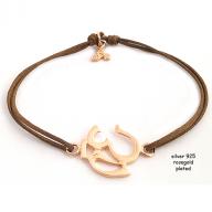 OM rosegold plated brown