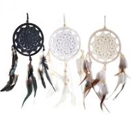 Dreamcatcher crocheted 11 cm