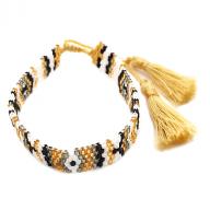 Bracelet japan beads tassel
