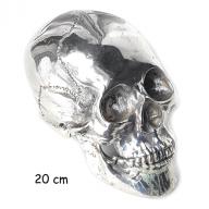 Silver Skull 20 Cm