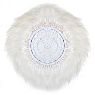 Papua Feather Juju crochet white