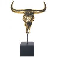 Bronze Buffalo scull gold