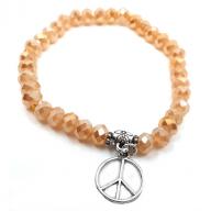 Bracelet crystall beads amber
