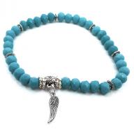 Bracelet crystall beads turqoise