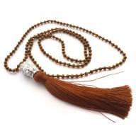 Necklace Budha brown