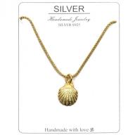 Silver 925 Shell goldplated