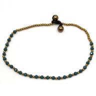 Anklet Brass Malakite